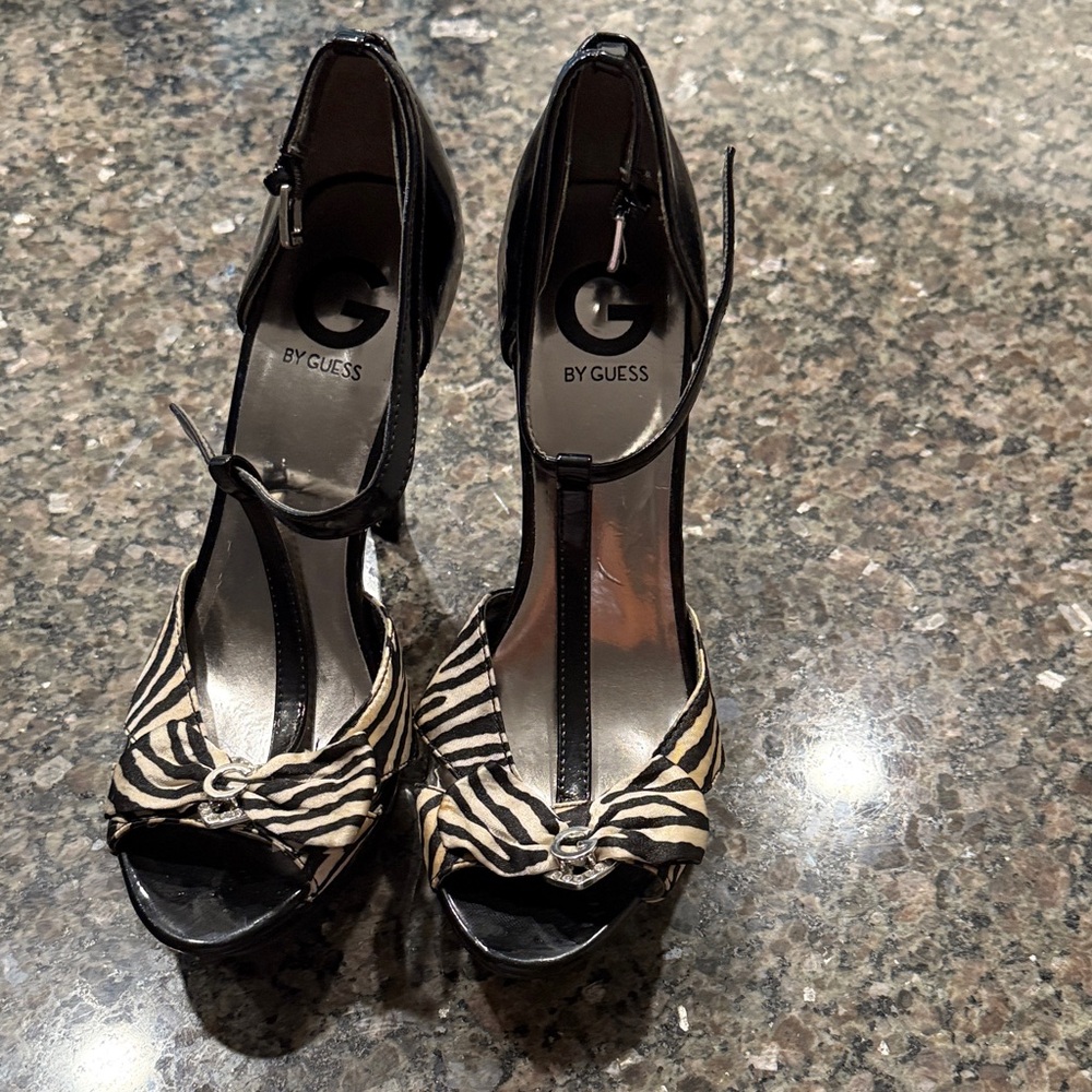 GUESS Zebra Print Women's Heels